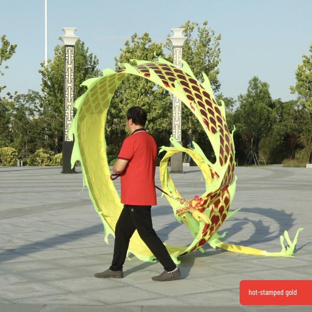 Double-Sided Dragon Dance Ribbon for Beginners - Adult Fitness & Square Dancing