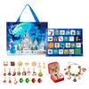 The 24-grid Calendar Arrival Series Of Bracelet Accessories Christmas Surprise Blind-box