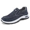 Men's Breathable Comfort Slip-on Canvas  Casual Shoes Soft Loafers Lightweight Non-slip Driving Boat Shoes Outdoor Dad Sneakers