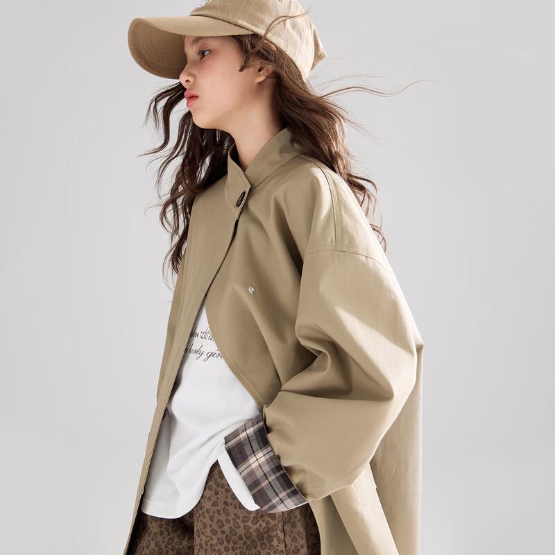 Mucmukn Kids' British Style Vintage Trench Coat Jacket