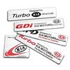 AAAGC1 Aluminum Car Emblem Sticker Auto Body Trunk Decoration Accessories For Ceed Sportage Rio Optima Proceed Cerato Venga Forte