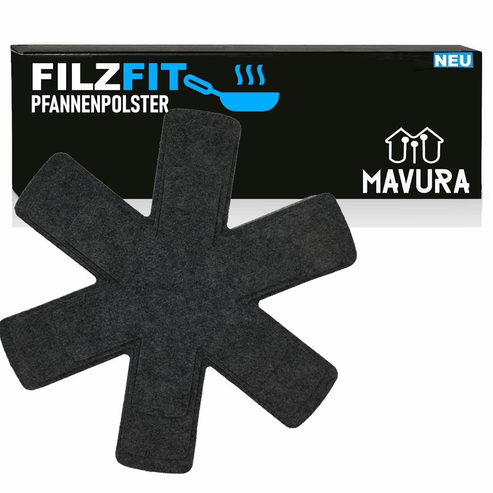 FILZFIT Pan Protector Felt Scratch Protection Stack Protection Pot Protector Pot Protector 5-pack