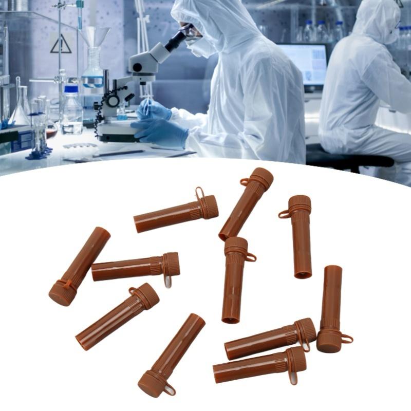 500pcs Microcentrifuge Tube Professional Clear Polypropylene 1.5ml Centrifuge Tube With Snap Cover For Laboratory Supplies Flat