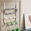 Gancho para Ropa Colgante Detrás de la Puerta Instalación sin Taladro Múltiples Filas de Perchas Montaje en Pared Perchero para Ropa de Dormitorio