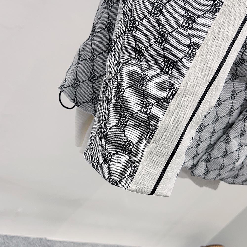 Herren Grau Jacquard Stehkragen Daunenjacke, Modisches Design 2025