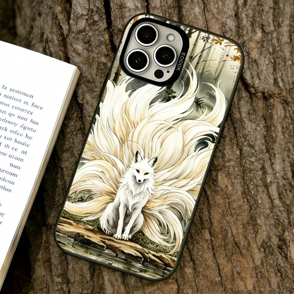 

Fairy fox Phone Case For iPhone 17,16,15,14,13,12,11 Plus,Pro Max,XS,Colorful Silver Black Cover iPhone13Pro