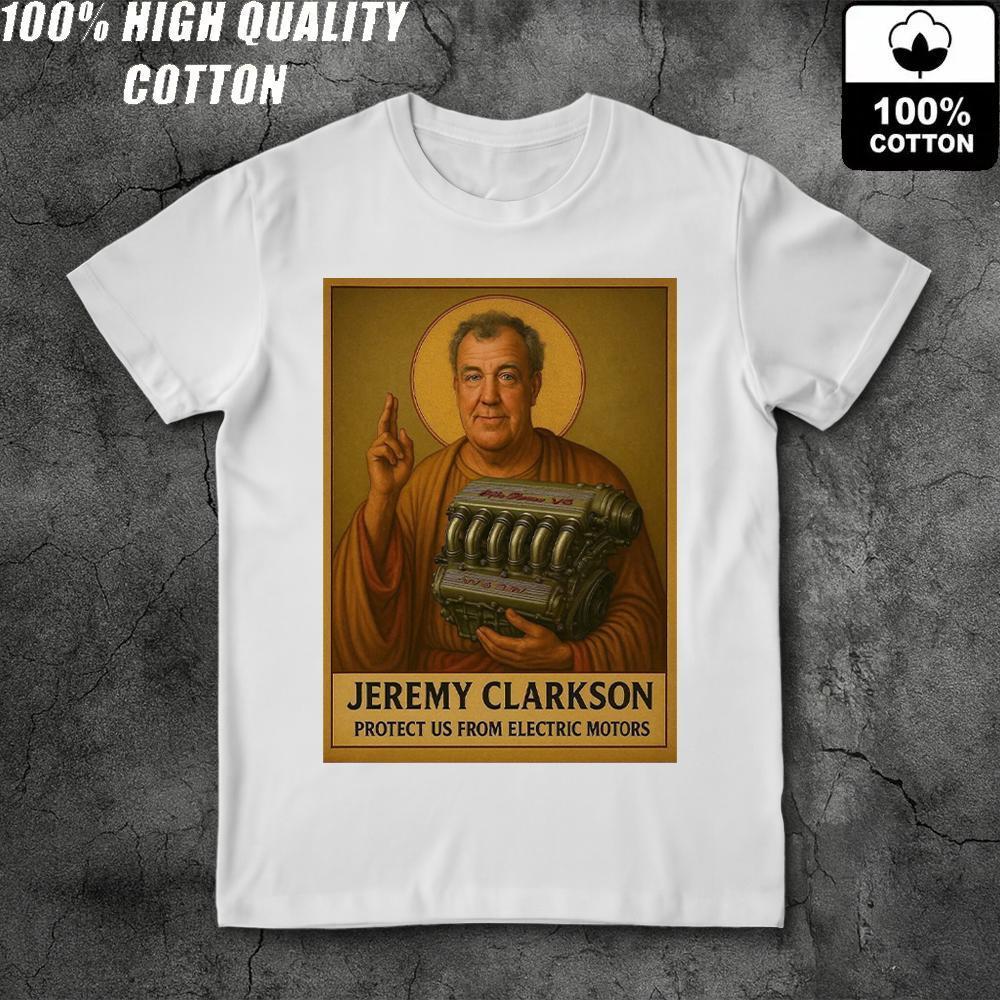 Nieuwe Britse Top Gear Presentator Jeremy Clarkson Grafisch T-shirt 100% Katoen 200g Ruim Korte Mouwen Comfortabel Top Voor Mannen En Vrouwen