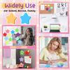 12 Pack (360 Sheets) Star Sticky Notes - 12 Colors Self-Stick Page Tab Note Pads, 3x3 Inch Cute Shape Adhesive Notes for Office