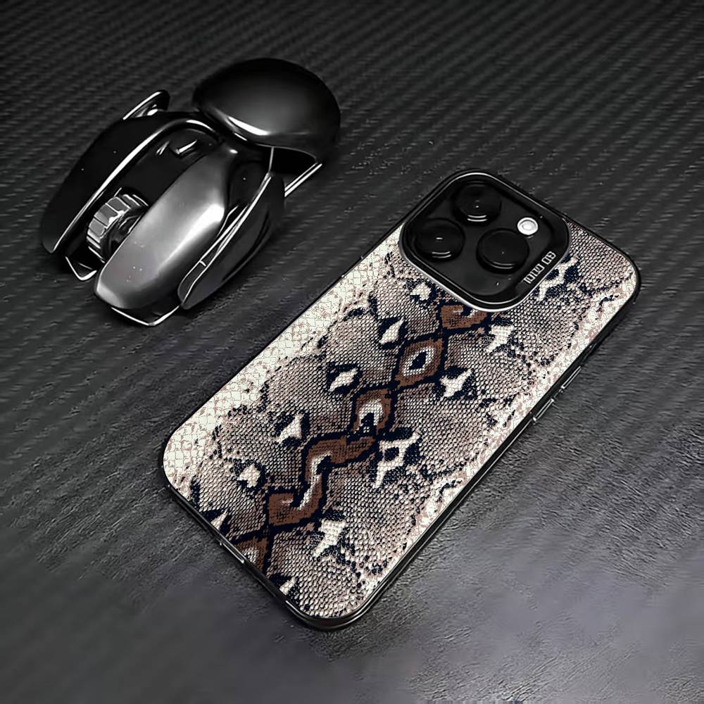 S-Snake S-Skin Phone Case For iPhone 17,16,15,14,13,12,11 Plus,Pro Max,XS,Colorful Silver Phone case Funda Cover
