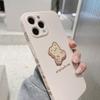 Side Cartoon Bear for IPhone16 for Apple 17 Phone Case 15Pro Max All-Inclusive 14/X for 8p/13 Matte