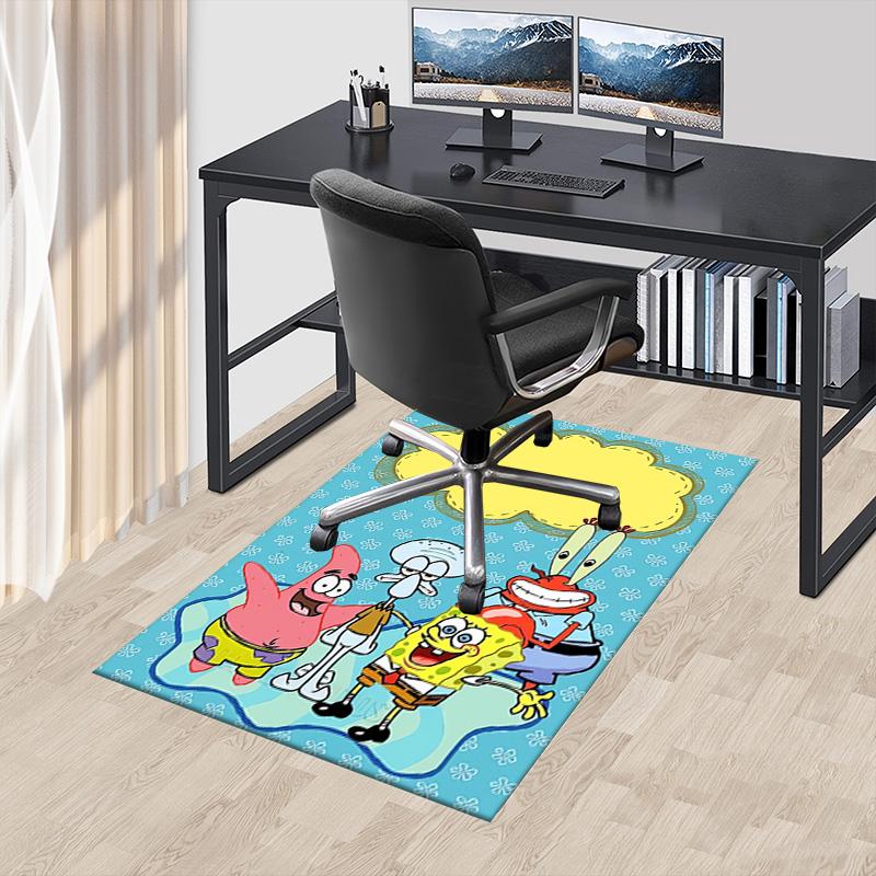 Spongebob Friends Adventure Carpet For Playroom Bedroom Living Room Sofa Home Decorkids Game Area Rug Nonslip Floor Mat