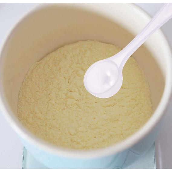 ONLYKXY 4pcs Clear Long Handle Plastic Measuring Spoons Coffee Protein Milk Powder Scoops Spoon Kitchen Tools (1g/3g/5g/10g)