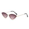 Xiaomi Gafas de Sol de Moda para Mujer Sin Montura Ojo de Gato UV400 Lente Degradada Varilla de Metal Tendencia Fiesta Calle Viaje Foto 3863