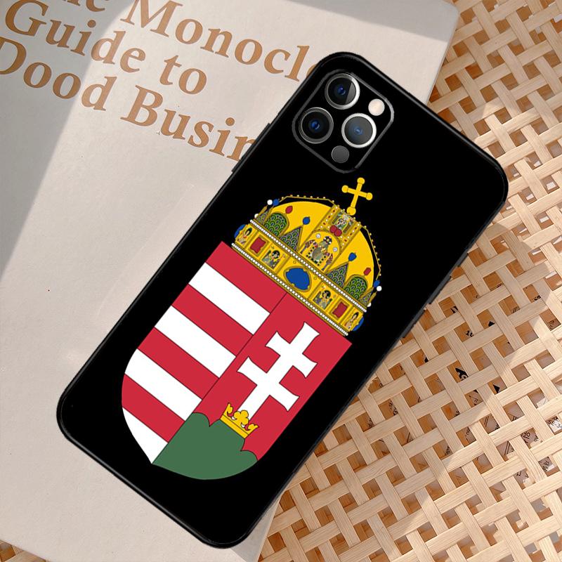 Hungary Flag Phone Case For iPhone 17 Air 16 15 14 13 11 12 Pro Max 13 12 mini 15 16 Plus 16e Cover Coque