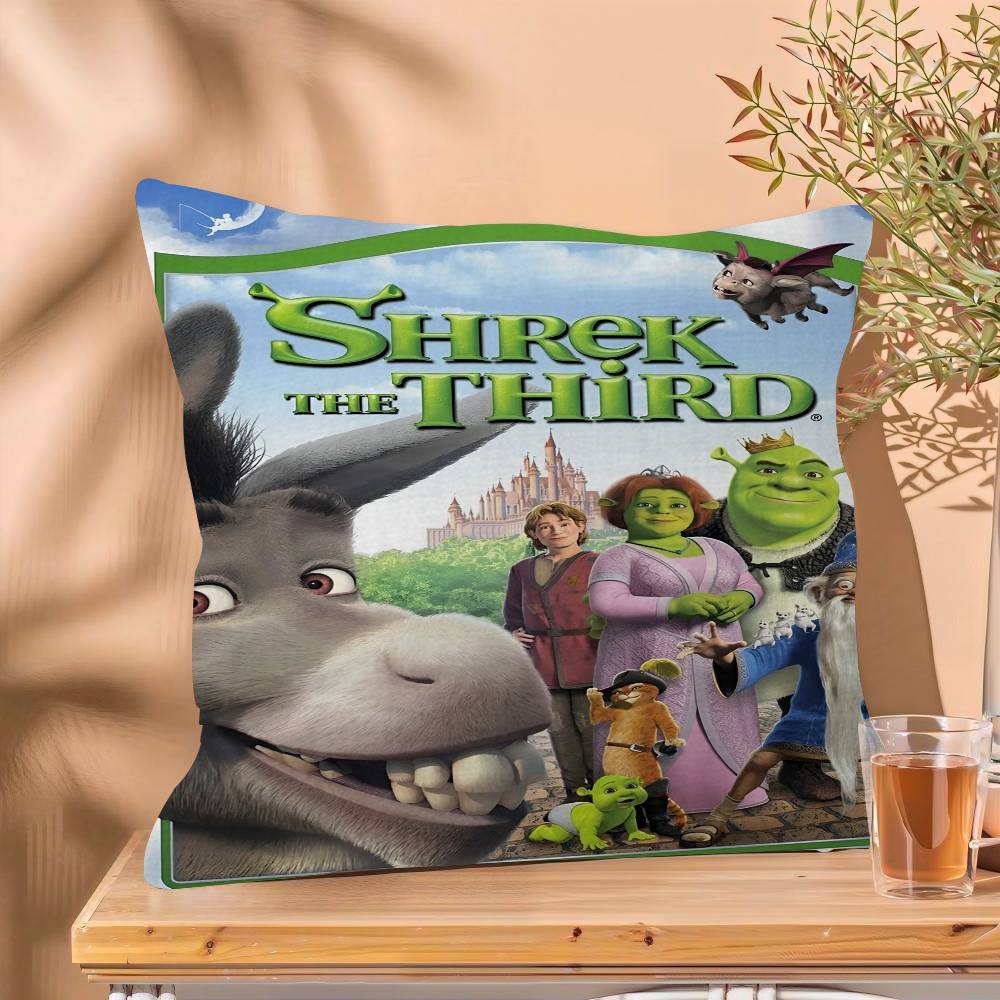 Cartoon Shrek Pillow Anime Pillow Sofa Bed Head Pillow Cover Cushion Cover Fashion