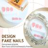Timeless French Nude Press On Nail Set 48Pcs Short Acrylic False Nails Nail Decorations for a Salon Quality Look