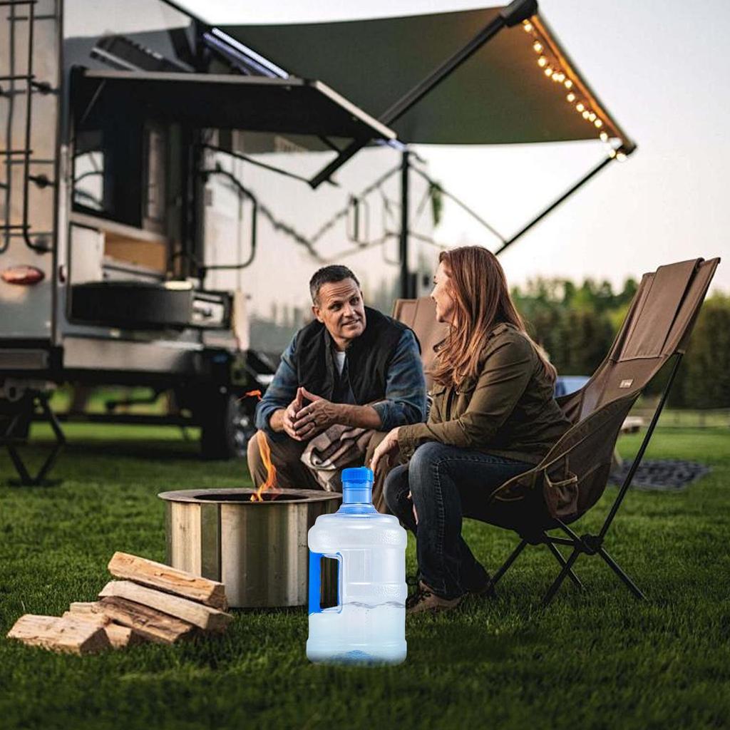 5L 7.5L Portable Training Water Bottle Large Capacity Camping Outdoor Sportswith Handle Multifunctional Water Canteen Picnic