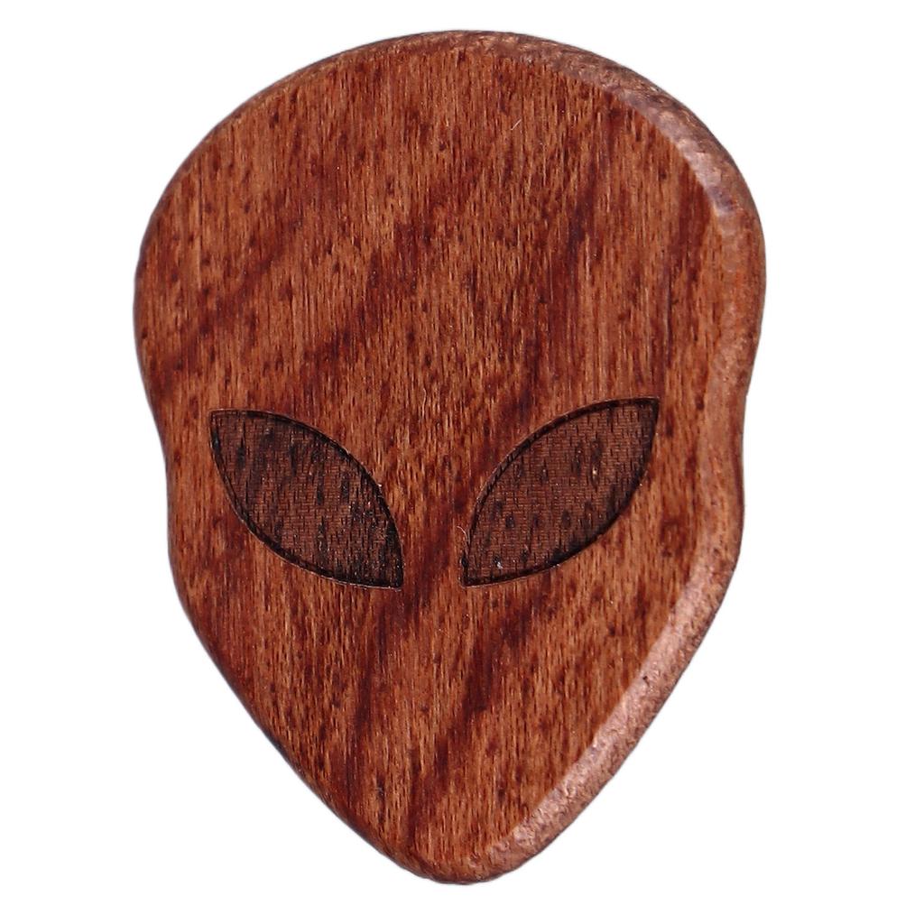 Cooles Totenkopf Plektrum Halloween Schrecklich Massivholz Musikinstrument Zubehör Typ