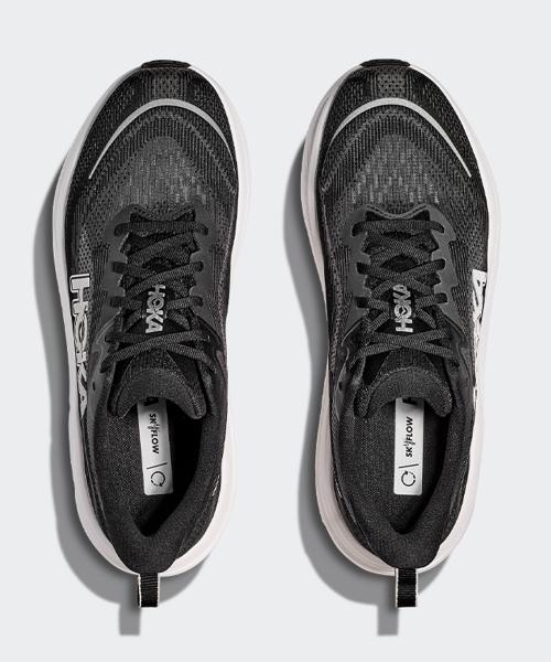 [Hoka] Men's Skyflow Wide - Black:White [1155117-BWHT]