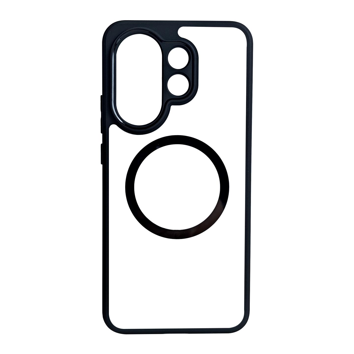 

For Vivo X200 FE Magsafe Skin Friendly Full Camera Lens Protection Matte Shockproof Anti-Fingerprint Back Case Cover Pc + tpu&vivo X200 FE прозорий