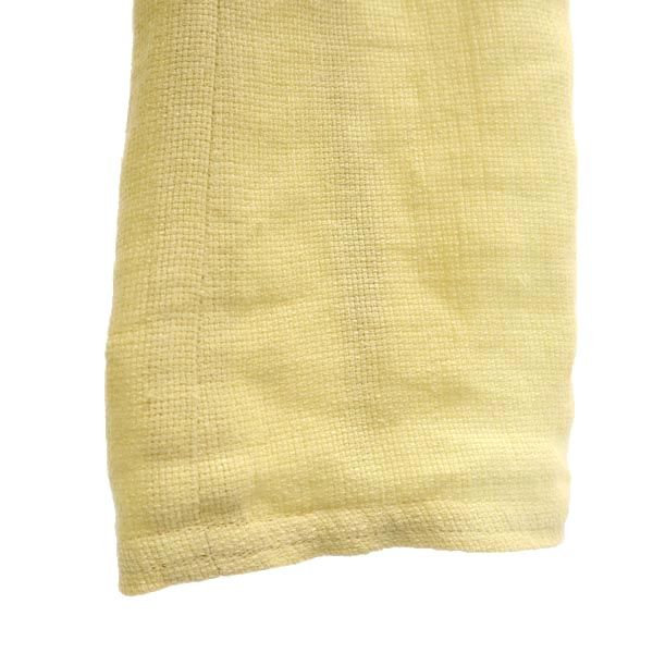 Emporio Armani Made in Italy Linen Double button Jacket 40 yellow Women Used