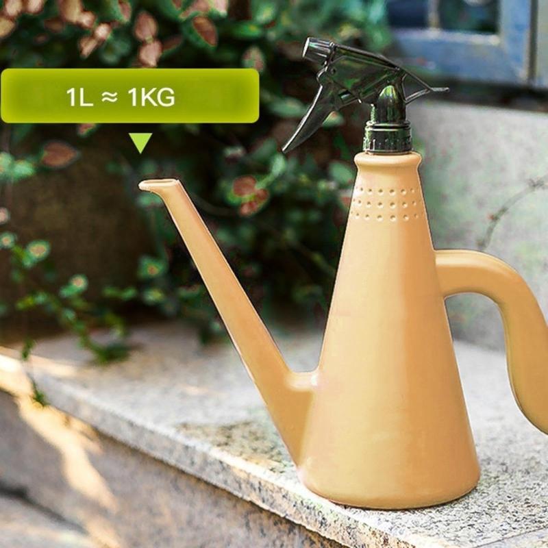 Ergonomic Pressure Sprayed Bottle Watering Can 850ml Capacity 360 Degree Rotating Sprinkler Fit for Indoor Outdoor Plant