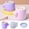 3D Mug And Coaster Set Silicone Mold for DIY Cute Aromatherapy Candle Making Creative Resin Crafts Container Ornament Craft Kit