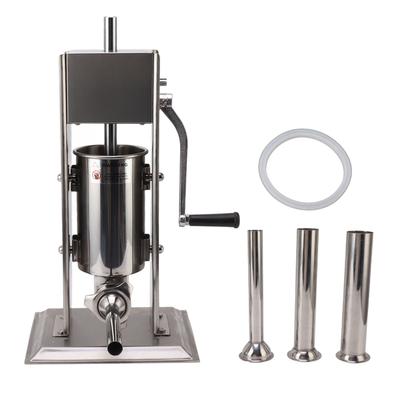 Machine à remplir les saucisses manuelle, 2 L, verticale, en acier inoxydable, faite à la main
