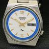 UŻYWANY ORYGINALNY VINTAGE SEIKO ACTUS AUTOMATYCZNY JAPOŃSKI MĘSKI Z BIAŁĄ TARCZĄ Zegarek a433260-2 R115-a433260