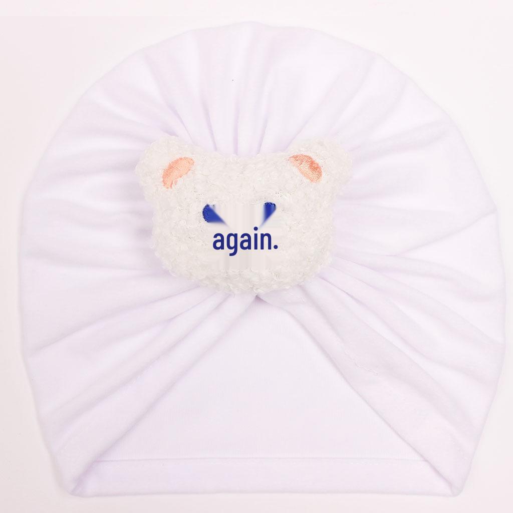European and American Infant Bear Head Protective Hat
