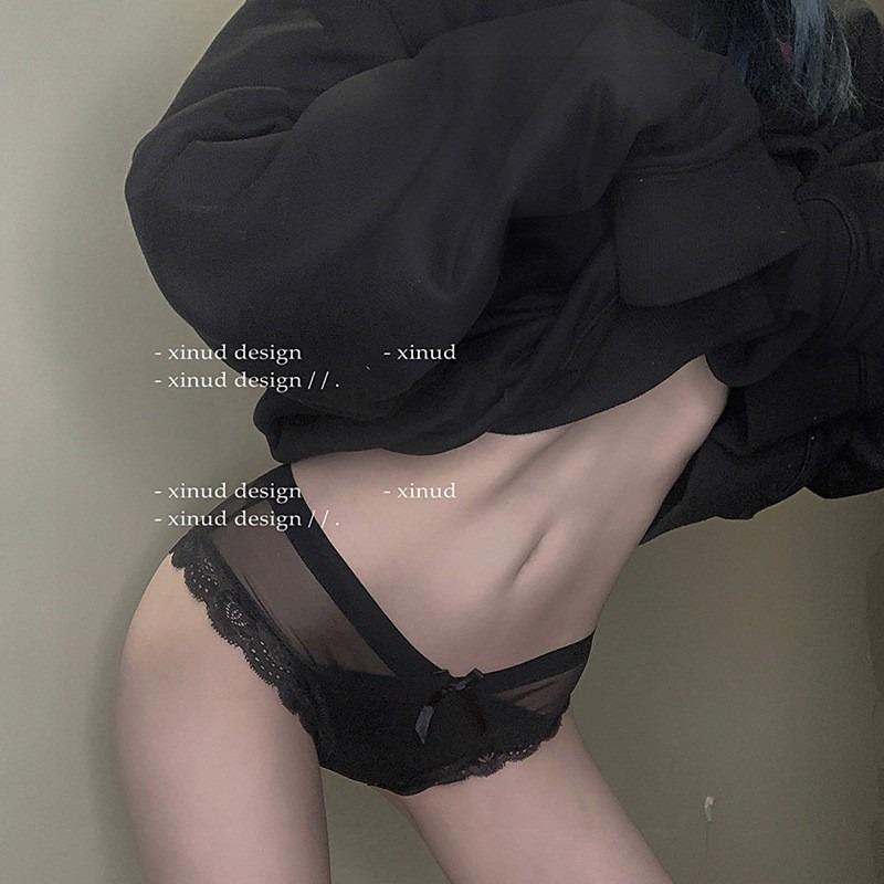 Sex Underwear New Suspender Socks Contrasting Color Lace Red Lace Suspender Stockings Black Silk Long Tube Over the Knee