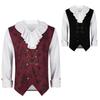 Halloween Men Literary Medieval Vampire Jacket Dress Stage Cosplay Retro Clothes