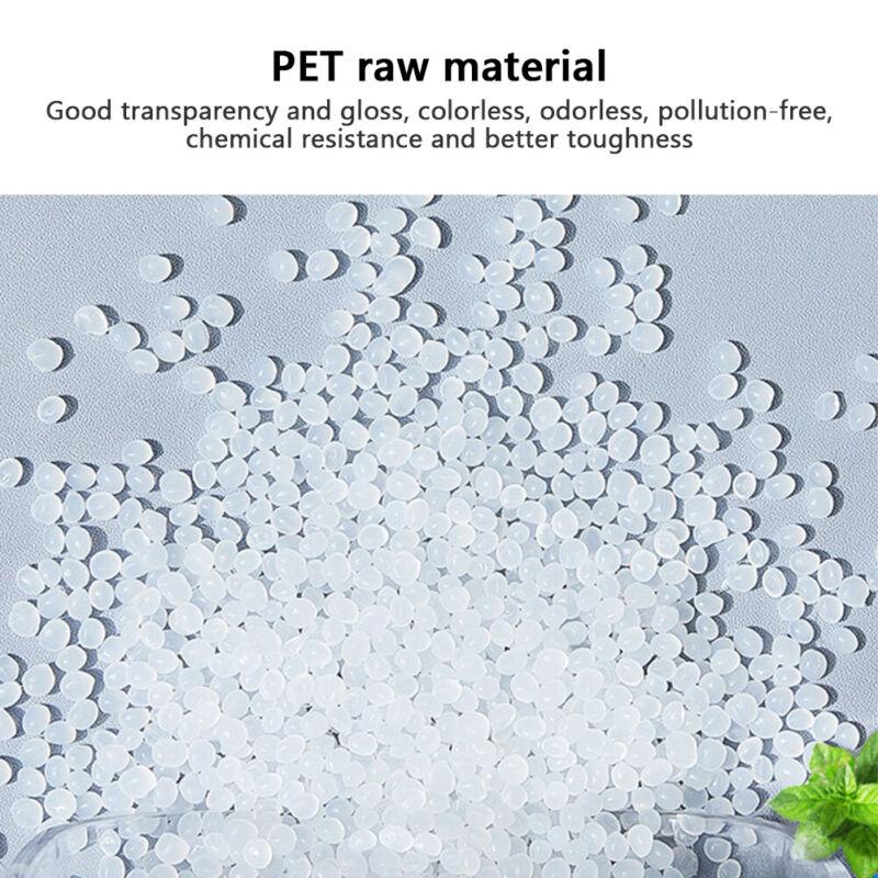 Makeup 300ml Jars With Lids Makeup 200ml Box Beans PET Clear Round 400ml Storage Food Empty Pot Plastic Pot Bottle Nuts Cream 500ml 10 Pack Containers