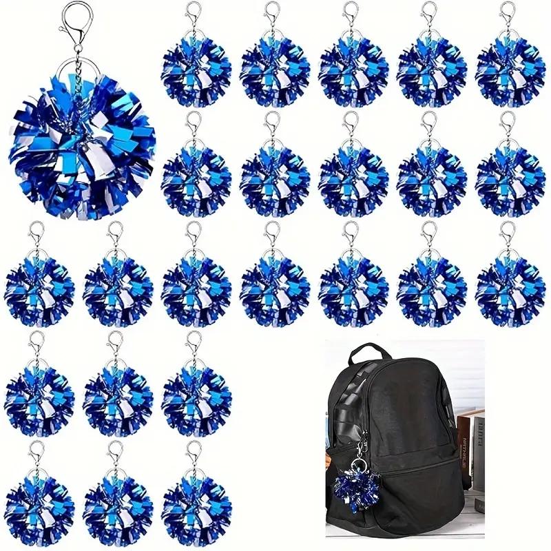WTEMPO Colorful Mixed Keychains for Party Favors Cheerleaders Dancer Accessories Cheerleading Commemorative Keychain Pendants Bags Hanging Accessories