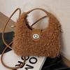 Autumn and Winter Lamb Wool Bag Plush Bag Plush Bag Shoulder Crossbody Handbag Women's Bag Versatile