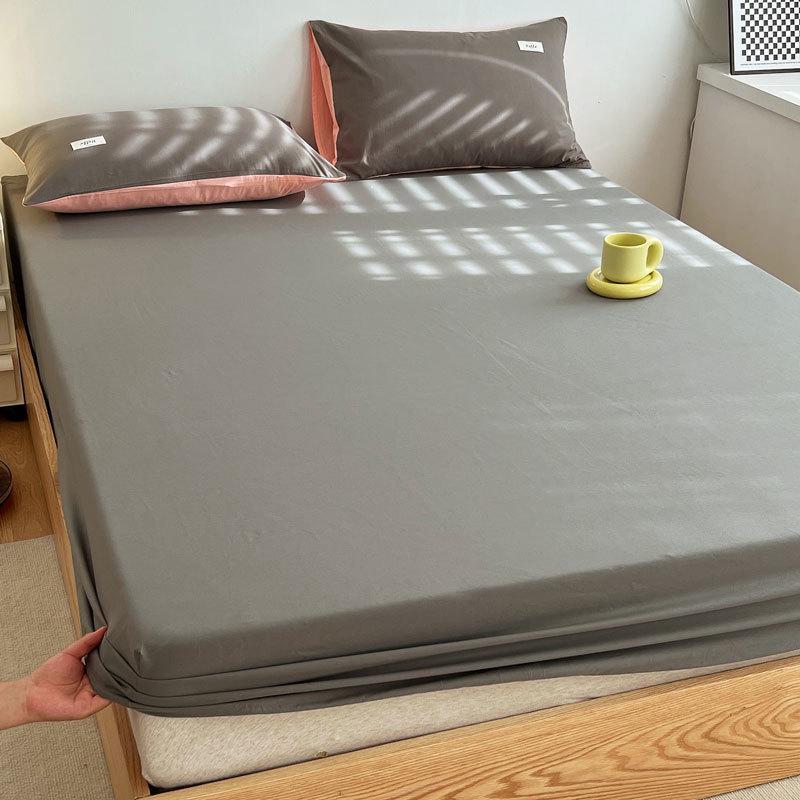 

Летний комплект постельного белья из трех предметов Lenzing Tencel Ice Silk с простыней на резинке и защитой для матраса 180x200cm Fitted Sheet