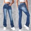 2025 European & American Retro Spicy Girl High-Stretch Flared Jeans for Women