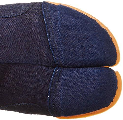 K-WORK K-Guard Indigo-Dyed Tabi Socks, 10-Piece Kohaze Tabi with Toe Cap, KGA10-AI-270, Men's Indigo, JP, Size 25.0 (25cm)