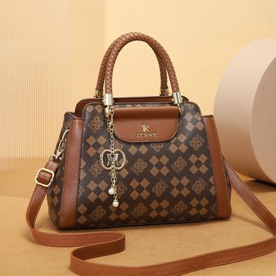 Bag Women's 2025 New Handbag Pu Women's Versatile Shoulder Crossbody Bag Premium Tote Bag Women's Bag