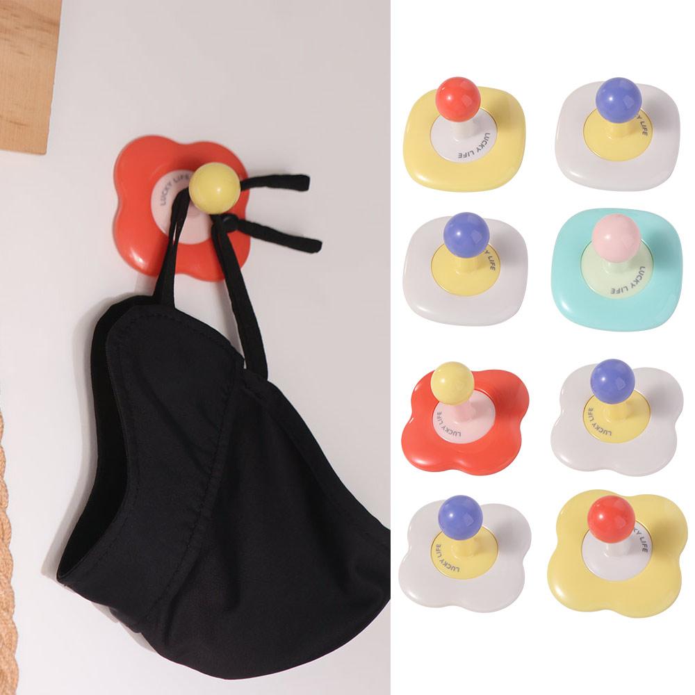 Spurenlos Dopamin Blumenhaken Rostfeste Klebehaken Bohrloser Schlüsselhalter Schrankaufbewahrung