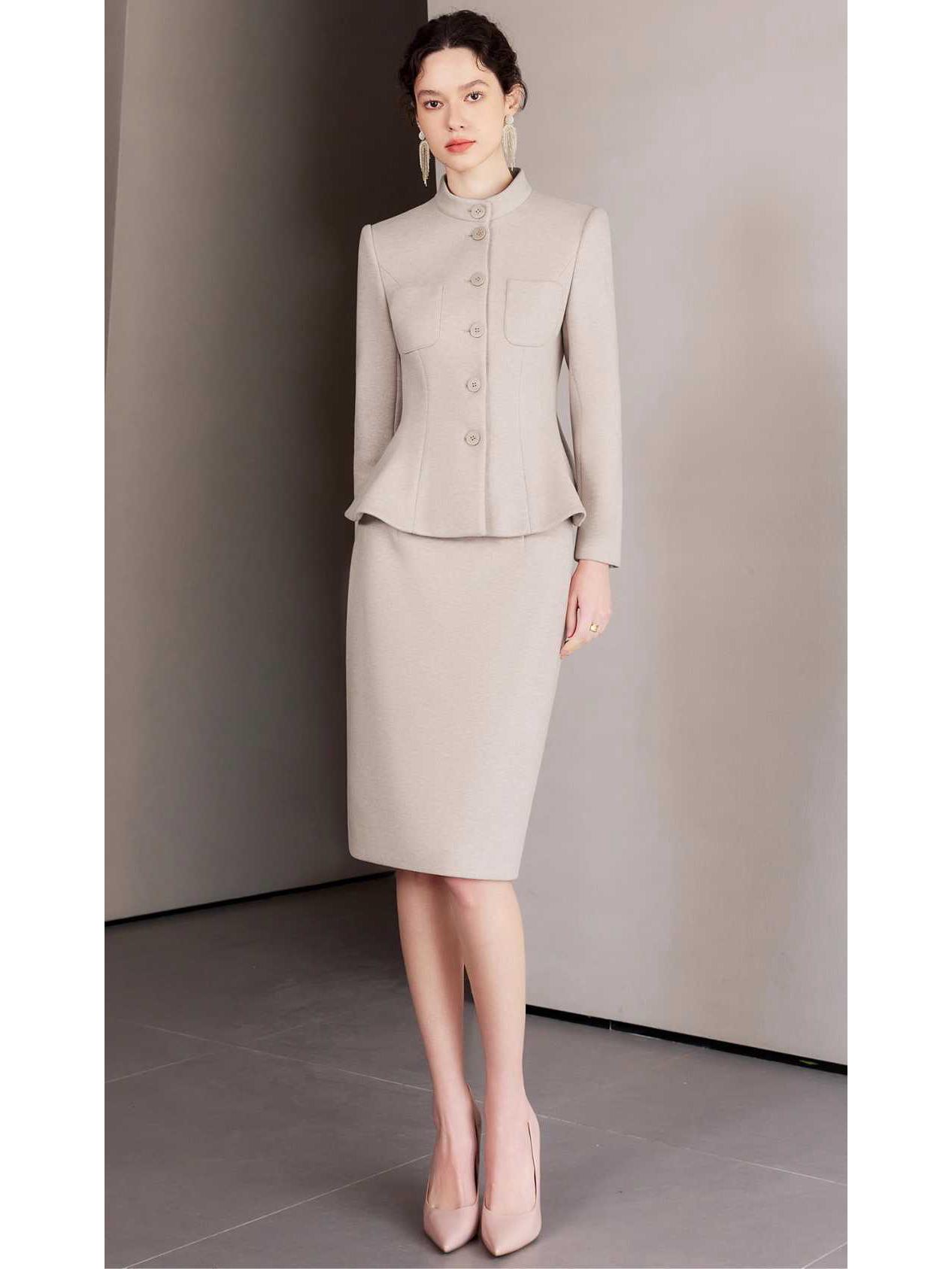 

AD 2025 Зимний набор: Шикарный толстый шерстяной костюм-двойка для профессиональной носки 2XL