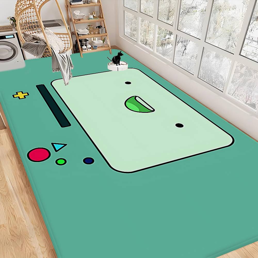 Tappetino per porta anime B-BMO cartone animato Lavabile Antiscivolo Tappeto per area soggiorno sedie divano Tappetino per porta cucina Tappeto