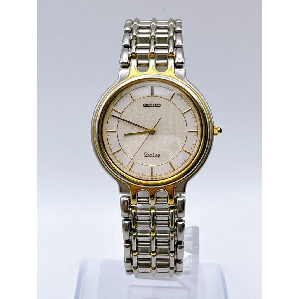 Used SEIKO Watch Working Item 5E31-6A00 Quartz Dolce