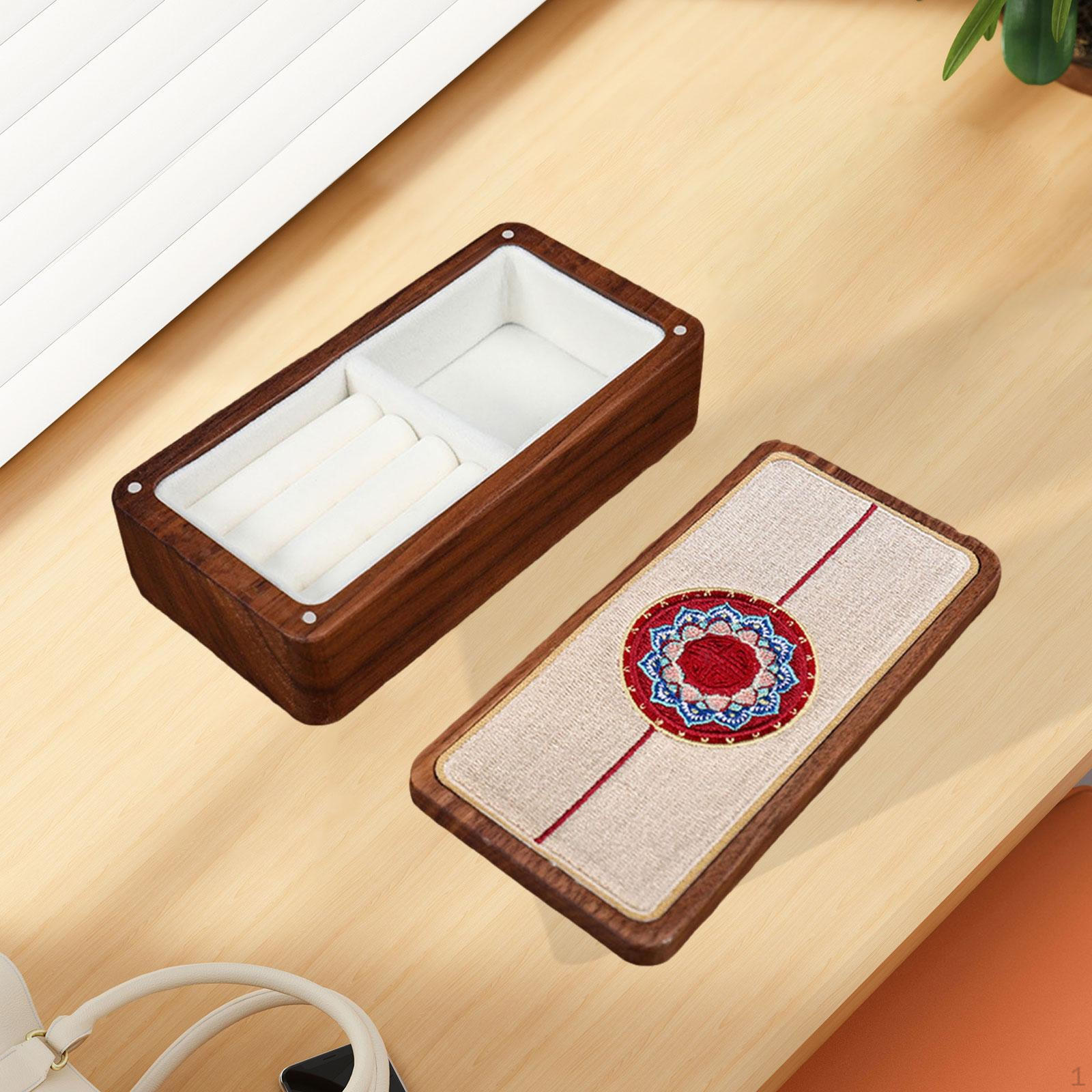 

Шкатулка для коштовностей Ретро Організація дому Декорація робочого столу Зберігання Брелок для Flower