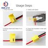 Wire Cable Connectors Scotch Lock Electric Quick Splice Terminals Crimp Non Destructive Without Breaking Line AWG 22-18