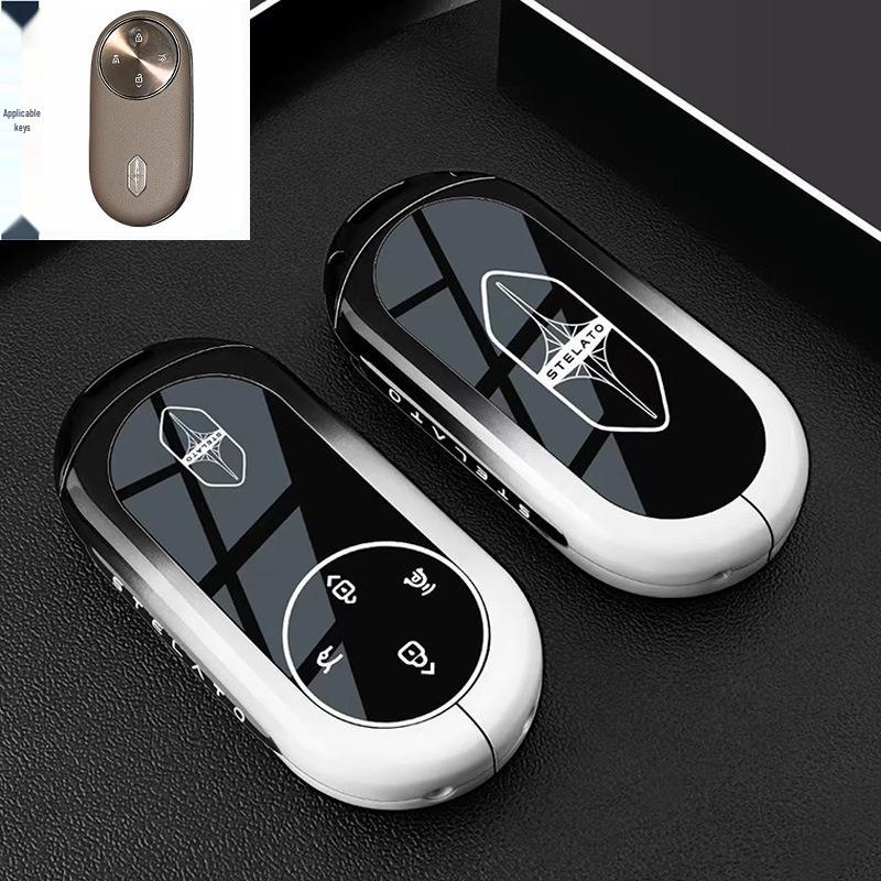 Anwendbare STELATO Enjoy S9T Schlüsseltasche für Modell 25/26/2026 - Neue S9 Fernbedienungs-Autotasche mit Schnalle.