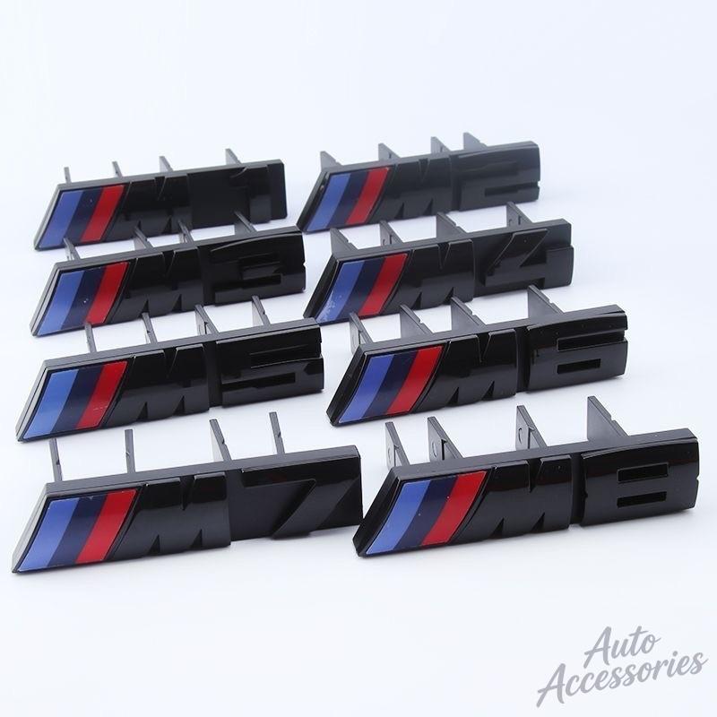 3D ABS M Sport Car Styling Front Grille Emblem Badge Modification Accessories for BMW M E46 E36 E60 E90 F30 G20 X5 1 X2 X3 M3 M6 AS4