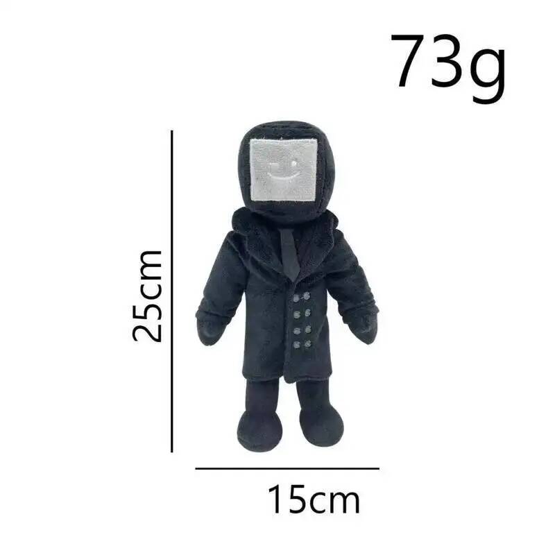 1-8pcs Skibidi Toilet Plush Titans Cameraman TV Man Drill Man Titans Speakerman Drillman Speaker Doll Soft Toy Stuffed Animal