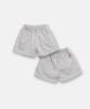 Eogeulo Soft Piping Shorts Gray
