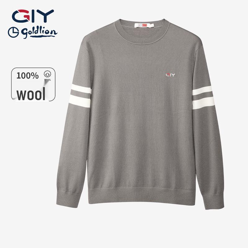 Goldlion GY Men s Round Neck 100% Lambswool Sweater XL